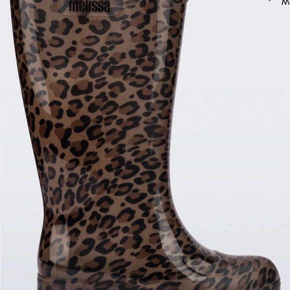 Primark Shoes - VGUC Translucent Cheetah Glitter Rain Boots